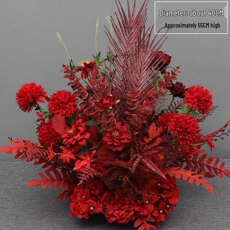 Large Silk Eucalyptus Floral Aisle Decoration for Weddings