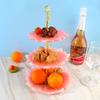 Fruit Dessert Tower Mold Cake Stand Hardware Holder Durable Epoxy Resin Tiered Tray Mold 3 Tier Easy to Install Durable