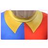 Kids Carnival Cosplay Costume Pomni Clown Amazing Digital Circus Halloween Party with Mask Red Blue Polyester 3-4 Years 120CM