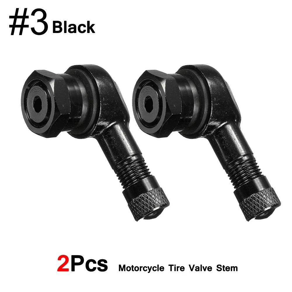 2Pcs 90 Degree Universal Motorcycle Aluminum Wheels Tire NCY Leak-proof TWPO Valve Caps CNC Motorcycle Tire Valve Stems