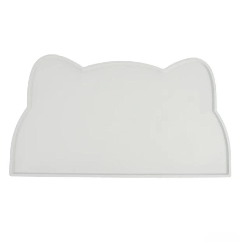 Tapete de silicone para alimentos para animais de estimação, portátil, à prova d'água, à prova de vazamentos, antiderrapante, almofada para tigela, almofada para gatos, cães, itens para animais de estimação, acessórios