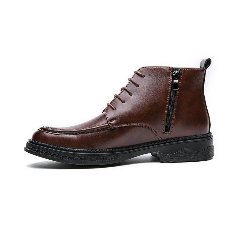 Fashion Leather Boots For Man Genuine Leather Big Size Boots High Quality Designer Formal Boots Casual Boots Fashion Business