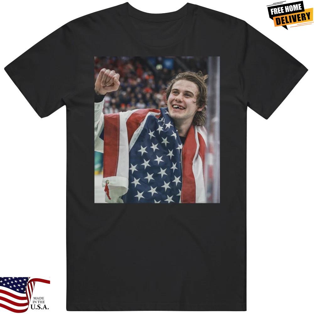 New Hot USA Hockey Team 2026 Jack Hughes #86 T Shirt Unisex T-Shirt XXXXL