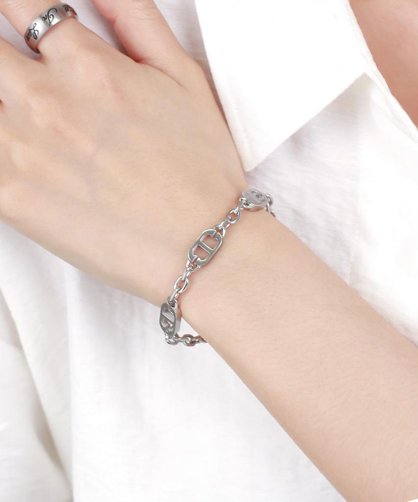 Tandy Signature Pendant Link Chain Bracelet Tdb505S
