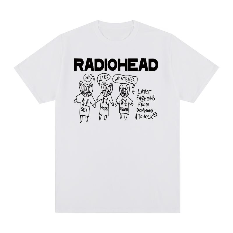 Radiohead Vintage tshirt Streetwear Y2K The Bends Graphic 90s Cotton Unisex T shirt New TEE TSHIRT Womens tops S