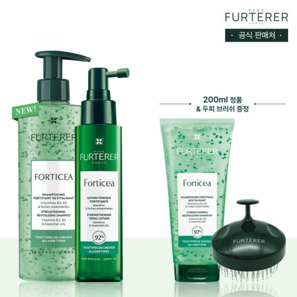 Rene Furterer Forticia Шампунь   Сыворотка для кожи головы Дуэт  + Маска Forticia 600мл + Новогоднее украшение Single option