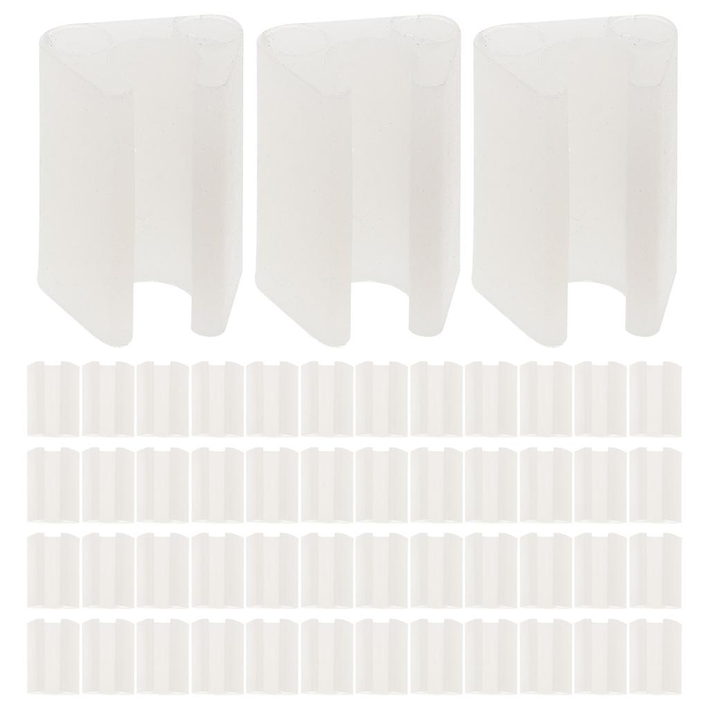 100Pcs Sink Grate Feet Plastic Chair Glides for Hardwood Floors Kitchen Rack Protector Wire Bumper Non-Slip Floor Protector