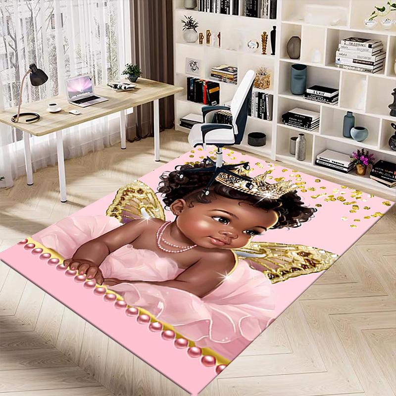 1PC Baby Princess Non-Slip Floor carpet, Office, family, bedroom, Studio - Large Area Rug, Vibrant Colors-C0470