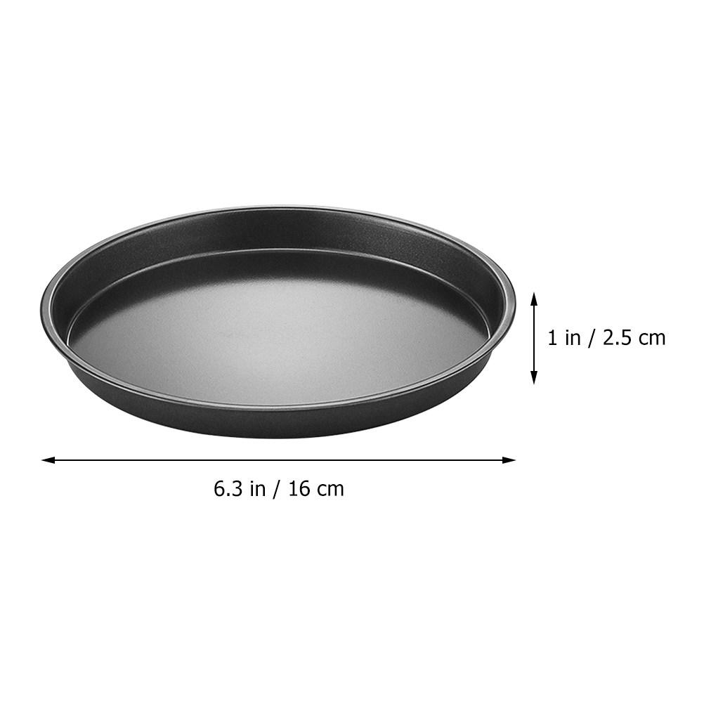 Heavy Duty Pizza Baking Pan Carbon Steel Non Stick Round Baking Tray for Cake Bread Oven Bakeware Kitchen Gadget