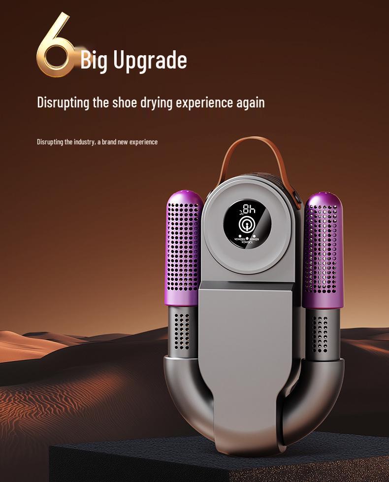 Smart Home Shoe Dryer with Timer - Dehumidifies, Deodorizes, and Sterilizes