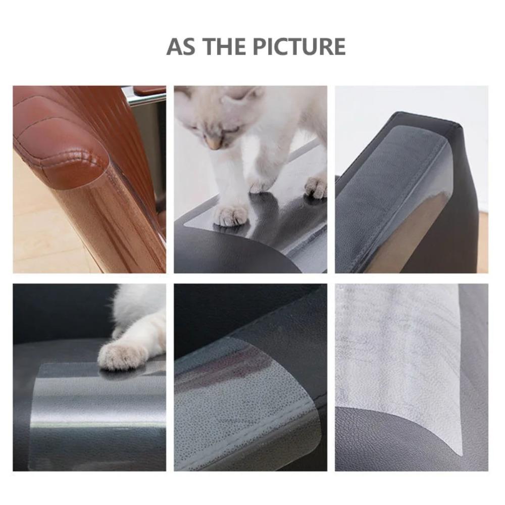 PVC Anti-scratching Stickers Self-adhesive Cat Paw Sticker New Scratch Guard Mat