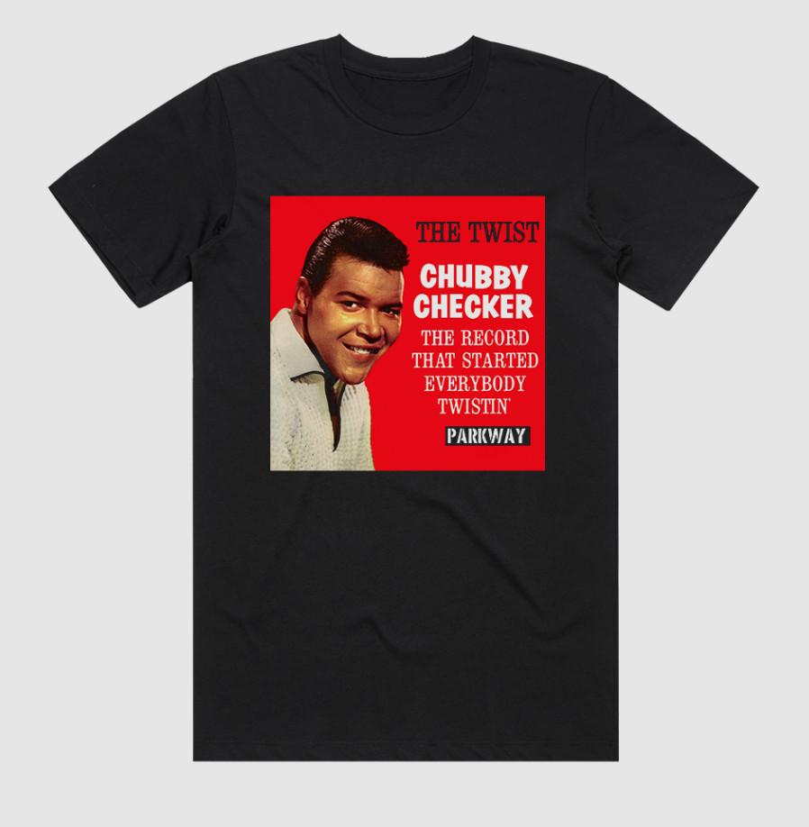 Chubby Checker The Twist 1 Album Cover T-shirt size S-5XL S