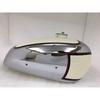 Panther M100 600CC Gas Fuel Petrol Tank Cream Ivory Painted and Chrome 1947-1953