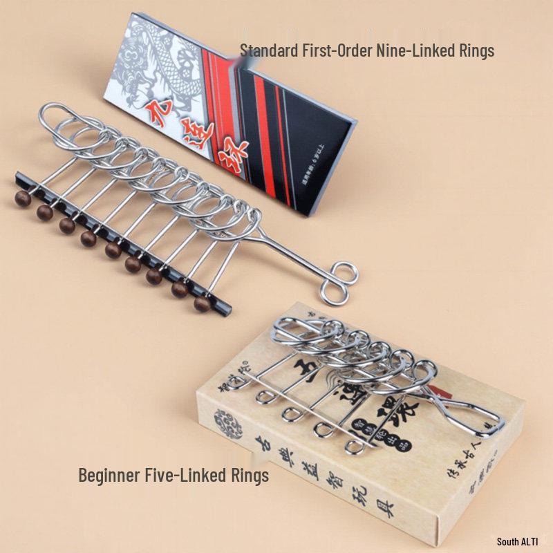 Children's 8-Piece Metal Puzzle Set: Educational Disentanglement Toy