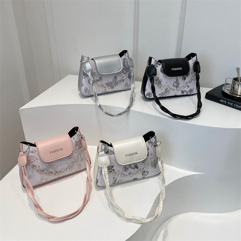 Trendy Korean Style Color Block Mini Bag Small Shoulder Crossbody Purse For Summer