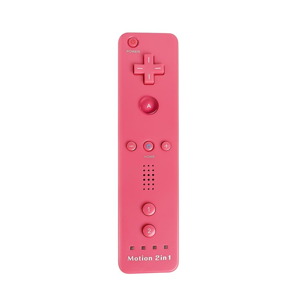 2in1 For Nintendo Wii Controller Set W/ Motion Plus Wireless Joystick Gamepad Remote Control W/ Silicone Case Video Game Console 1