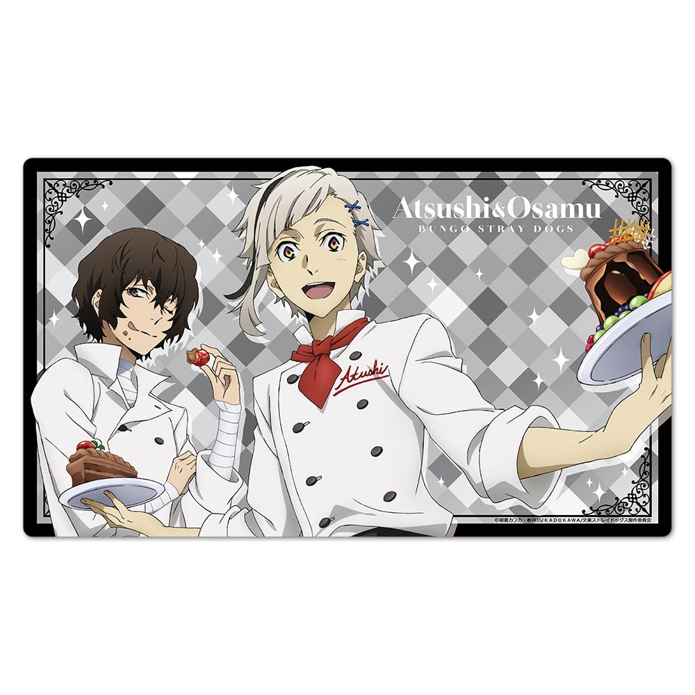 Bungo Stray Dogs Character Rubber Mat A [Atsushi Nakajima & Osamu Dazai]