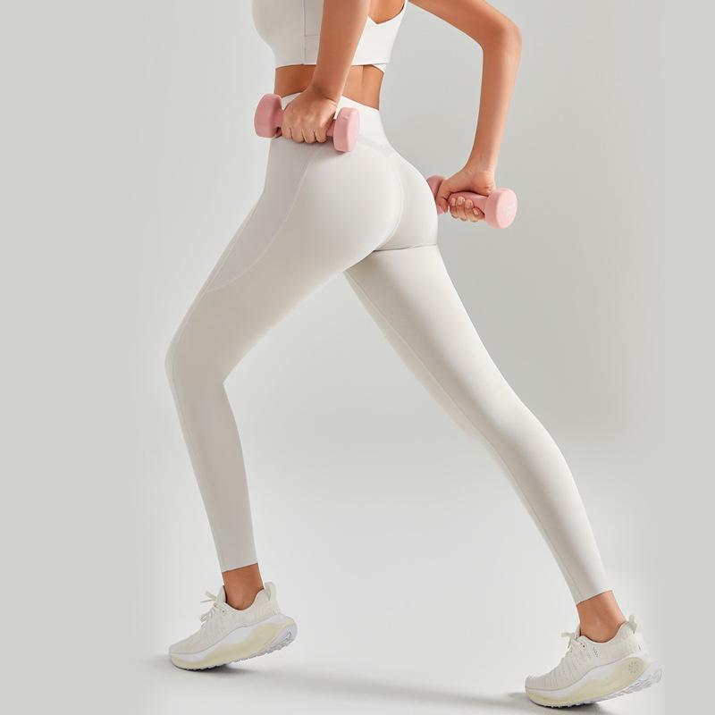 High Waist Hip Lift Yoga Leggings for Women - No Visible Lines, Perfect for Pilates and Fitness.