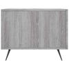 Coffee Table Gray Sonoma 50x50x40 cm Particleboard