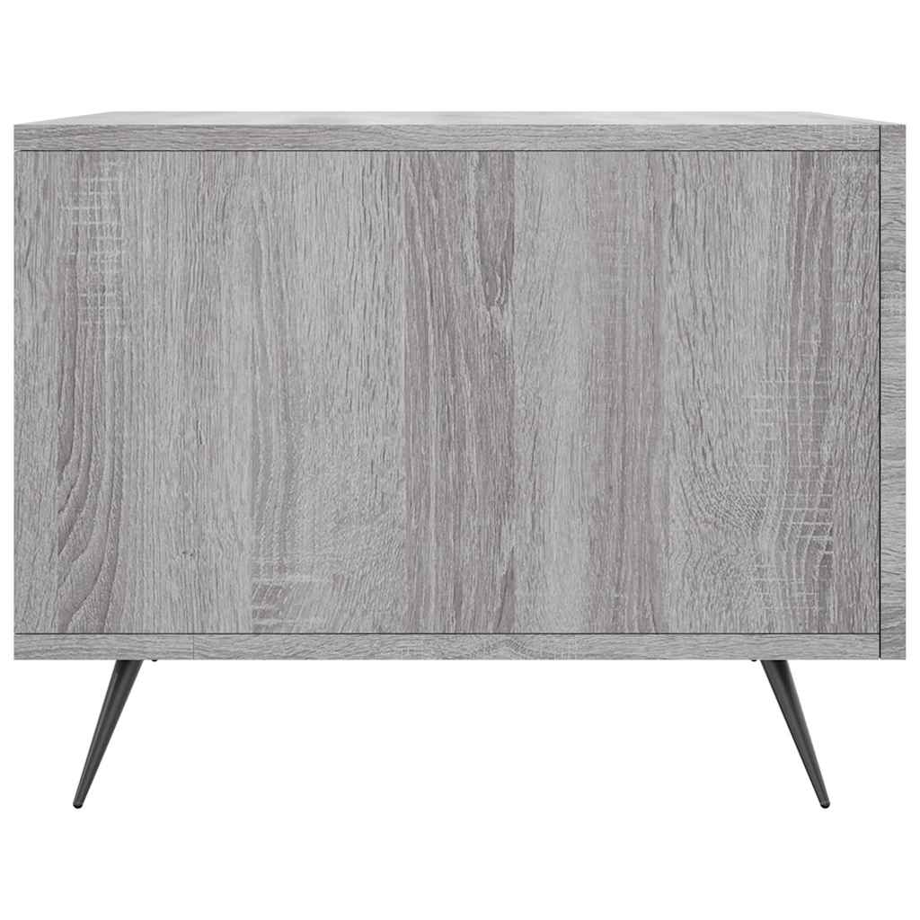 Coffee Table Gray Sonoma 50x50x40 cm Particleboard