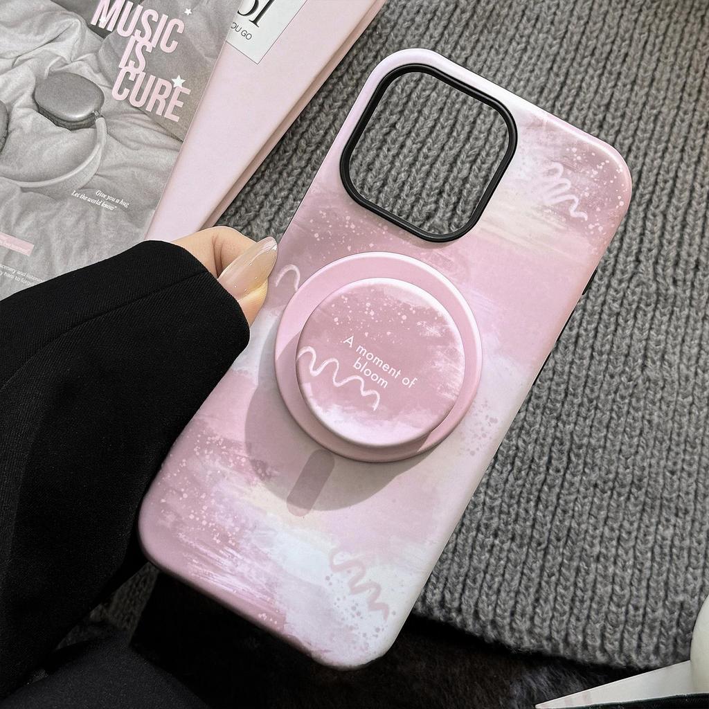 Magnetic Bracket Phone Case Suitable for iPhone 13, iPhone 15, iPhone 16 Pro Max