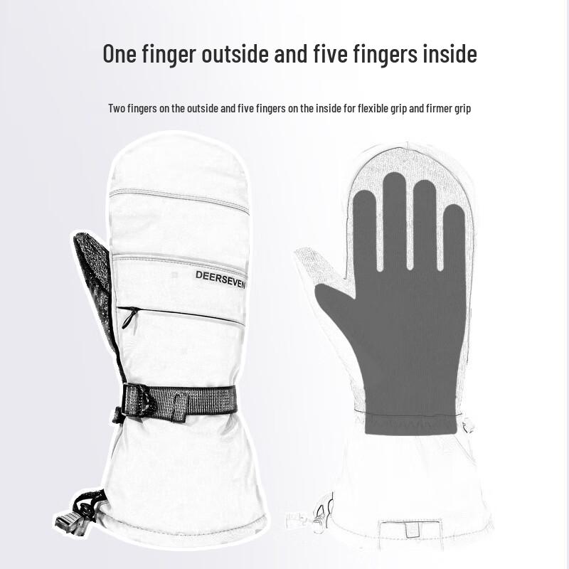 Snowpower Snowboard Gloves with Built-in Wrist Guard