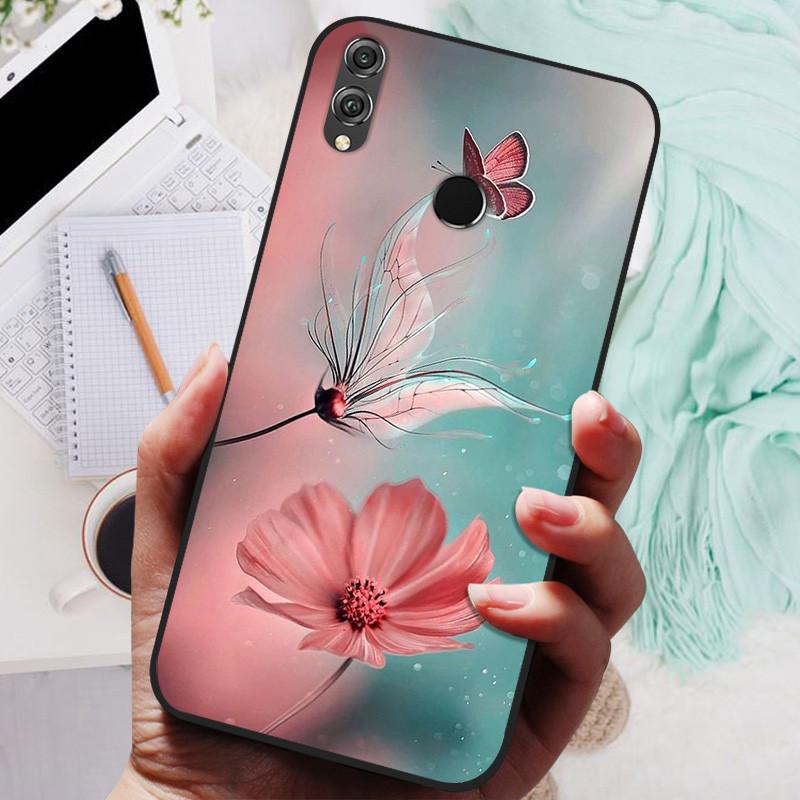 For Huawei honor 8x Case Silicone Luxury Cat Marble Soft Bumper Cover for Huawei honor 8x Max Protective Capas honor8x Max Funda