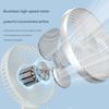 USB Rechargeable Desktop Fan, Portable Mini Table Fan, Strong Wind Ultra‑Quiet Personal Fan for Dorm Home Office