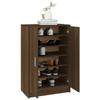 VidaXL Meuble à chaussures Chêne marron 60x35x92 cm Bois d'ingénierie 816013