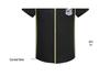 Men's Summer Security Uniform Short-Sleeve Set, Black Duty Training Attire for Property Management Community.