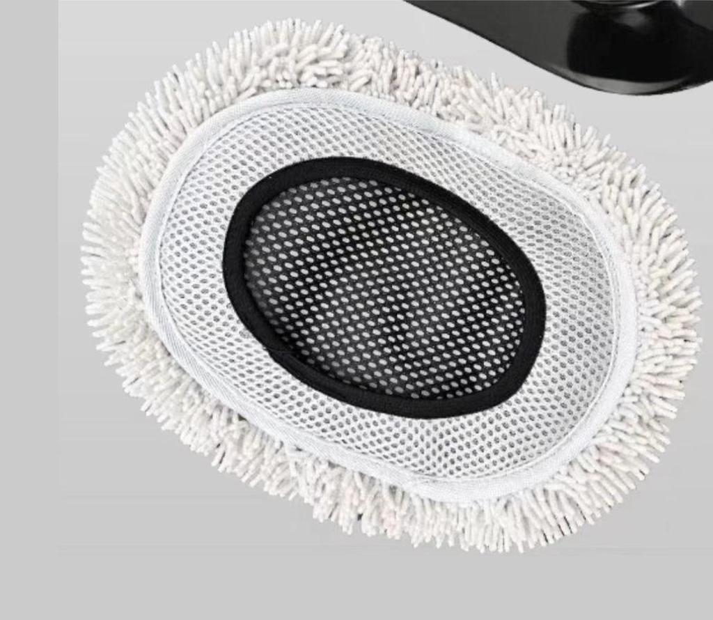 Zatahovací mop na mytí auta s měkkými štětinami - Zakřivený kartáč na čištění tyče.