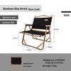 OEING Portable Aluminum Folding Camping Chair