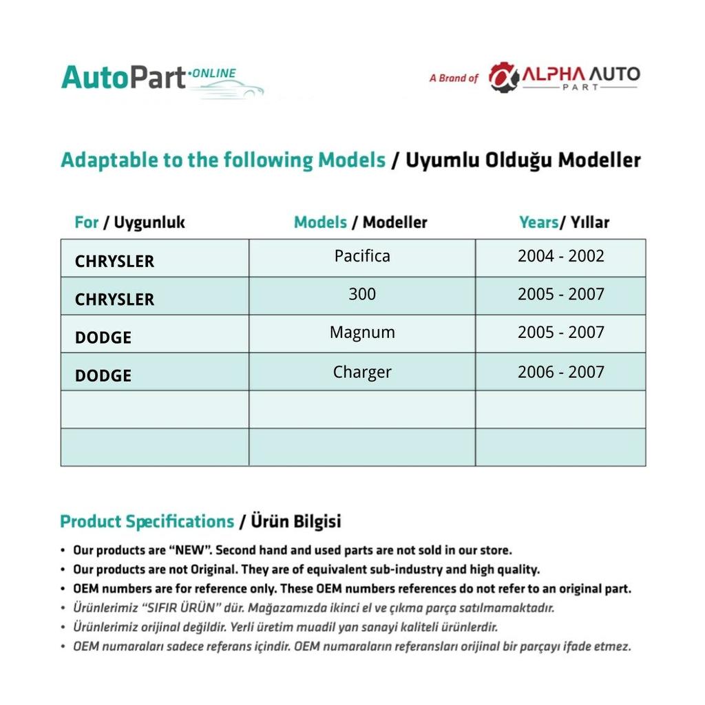 Ignition Shaft Lock Cylinder Shaft for Chrysler Dodge