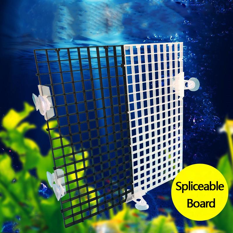 Isolation Board Grid Aquarium Fish Tank Accessory Undergravel Bottom Plate Tray 30*15cm Seperator Divider Board Net