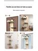 Door-Mounted Cat Tree & Hammock: Space-Saving Solid Wood Climbing Platform & Bed for Cats