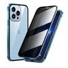 Magnetické tvrzené sklo Privacy Metal Case Pro iphone 15 14 13 12 XR 11 Pro MAX X 7 8 6 Plus 360 Magnet Antispy Protective Cover