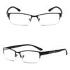Metal Half Frame Reading Glasses TR90 Material Suitable for Hyperopia Business Men Ready To Wear EyeGlasses Power Range 1.0~4.0