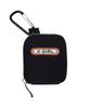 OWALNE LOGO MULTI CASE CZARNY [X-girl] Multi-etui