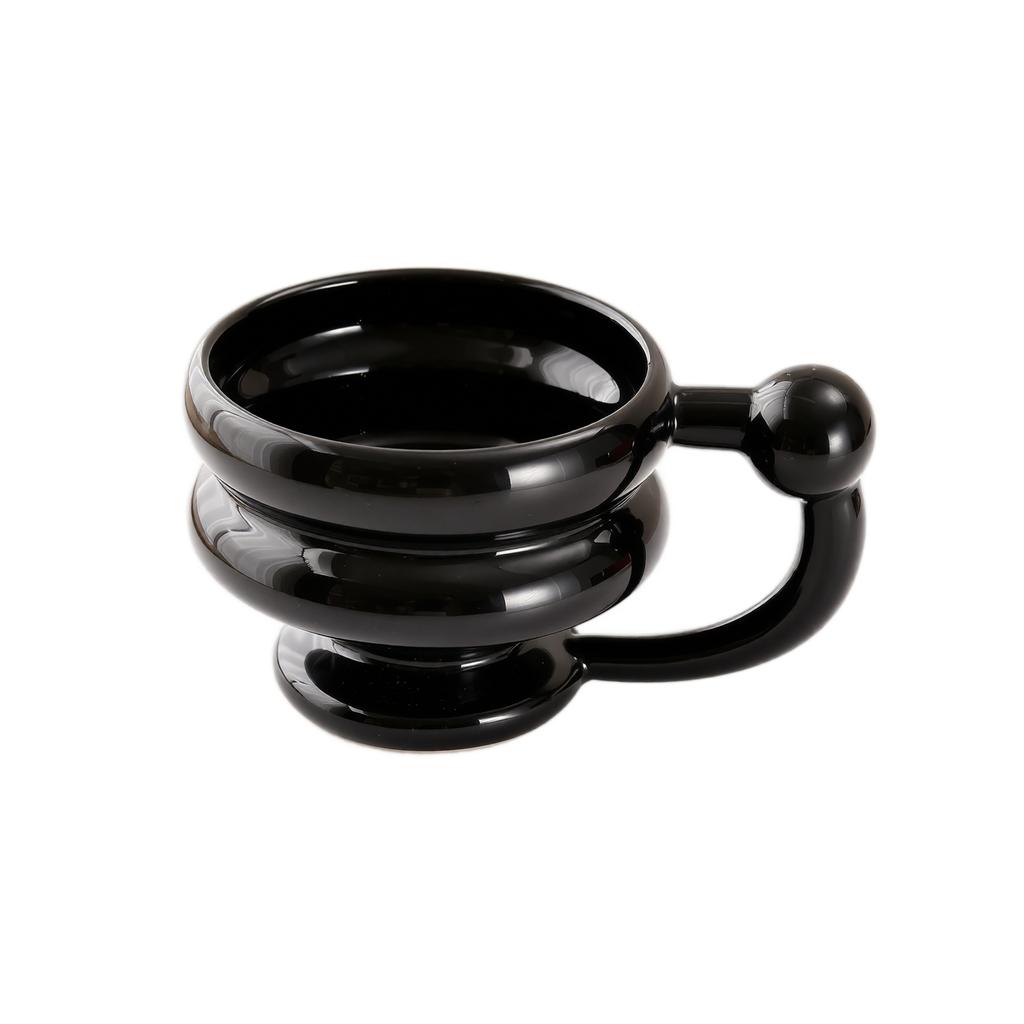 Ceramic Coffee Mug - Elegant Tea Cup for Daily Use, Desktop Decoration, New Home Decor