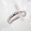 [Used] TIFFANY Pt950 Diamond Stacking Band Ring / Size 8 / G503-55