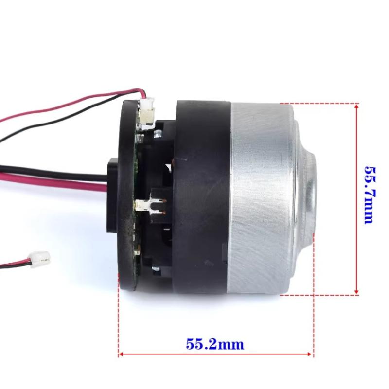 1 Stück Staubsaugerzubehör Mikro 55mm DC 28,8V 29,6V 350W Ultra-Hochgeschwindigkeits-Hochleistungs-Bürstenmotor Eingebauter Antrieb