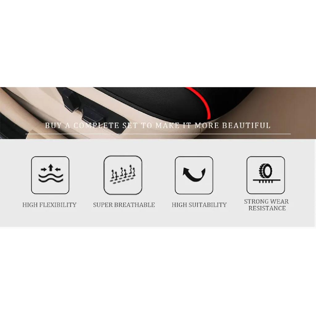 Premium Seat Cover Set Four Seasons Vehicle Seat Cushion Auto Chair Protector for Truck SUV Van Car Goods Interior Accessories