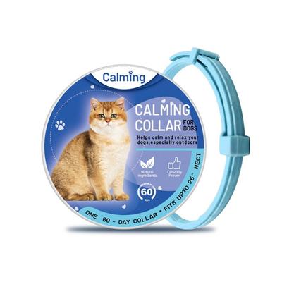 Collar Calma Ajustable de TPR para Alivio de la Ansiedad Perro Gato Mascota Collar Calmante Reducción del Estrés