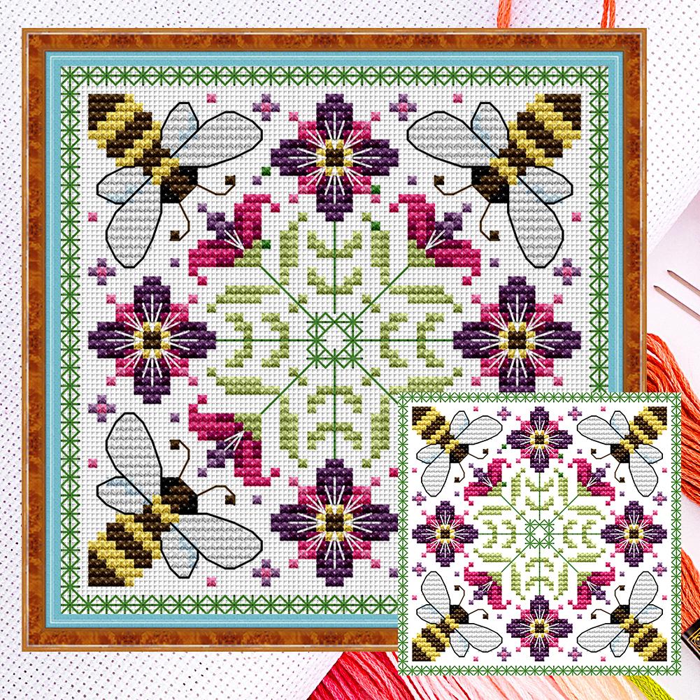 Partial Embroidery Eco-cotton Thread 14CT Counted Animal Cross Stitch Kit