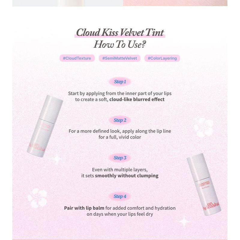 UNLEASHIA - A by Unleashia Cloud Kiss Velvet Tint - 2 Colors