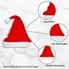Classic Santa Cap, Unisex Christmas Cap for Adults and Kids, Comfortable Soft Red and White Hat, Free Size, Holiday Party Decorations