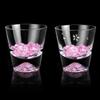 Mount Fuji Glass Sakura Kiriko Rock Pair High Quality Handmade Artisans Paulownia Box 270cc 2 Pieces