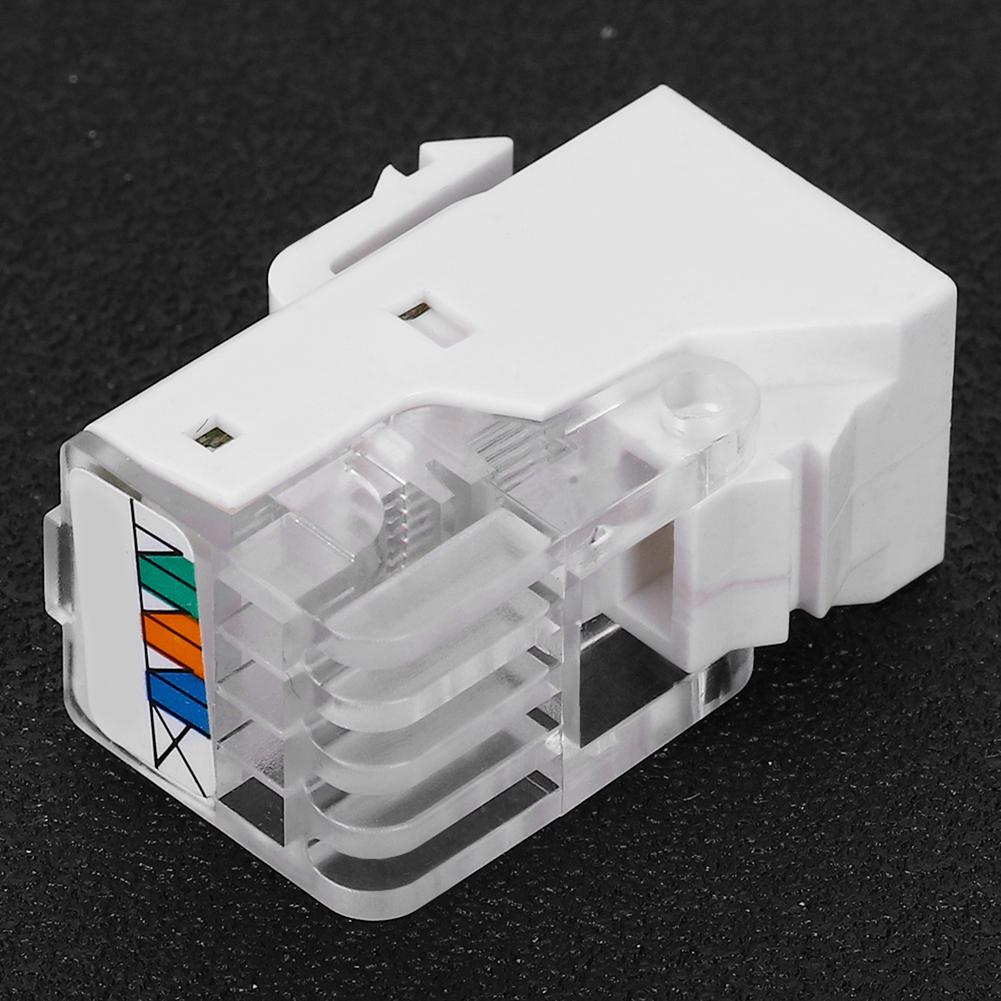 5 Stück CAT3 Modul RJ11 4-adrig Kostenlose Anruf Telefonmodule Information Elektronisches Bauelement