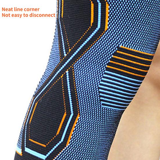 1 Pc Sports Knee Pad Breathable Elastic Comfortable to Wear Professional Sweat-absorption Protective
