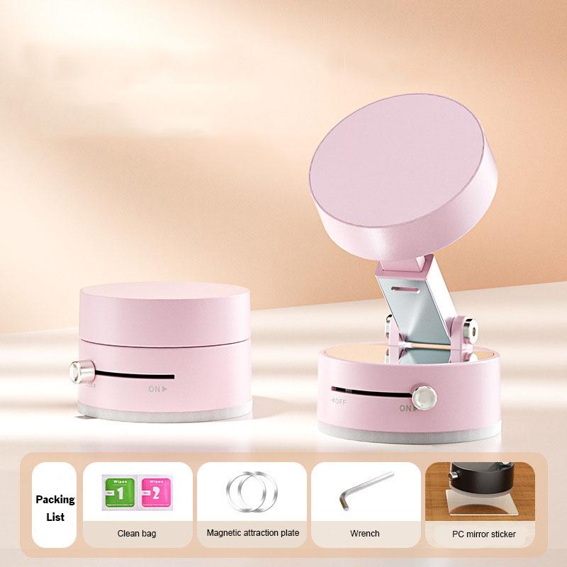 Mini magnetický držák telefonu do auta Silná přísavka Držák telefonu Skládací otočný držák s magnetickou přitahovací deskou